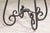 Mid 20th Century Mid 20th Century Round 21 In. Marble Wrought Iron Side Table For Sale - Image 5 of 6