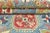 Textile Kazak Rug 8'2'' X 9'9'' Blue Wool Tribal Geometric Hand-Knotted Oriental Carpet For Sale - Image 7 of 12