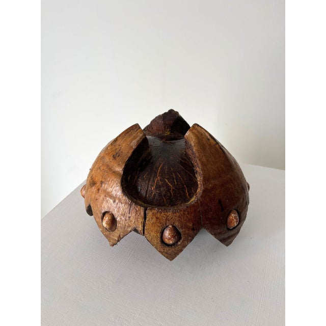 Sculptural Carved Coconut Bowl, 1890s For Sale - Image 5 of 7