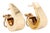 7.37g 14k Solid Gold Estate Hoop Earrings | Vintage Luxury Hoops, Pair For Sale