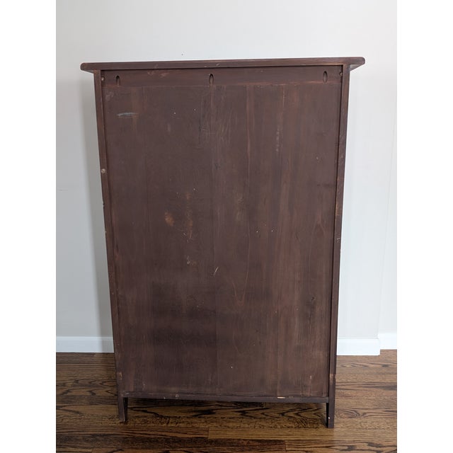 Wood 1950's French & Heald Solid Rock Maple 5-Drawer Dresser For Sale - Image 7 of 12