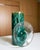 2020s Emerald Green Drip Glaze Ceramic Pitcher Vase For Sale - Image 5 of 5