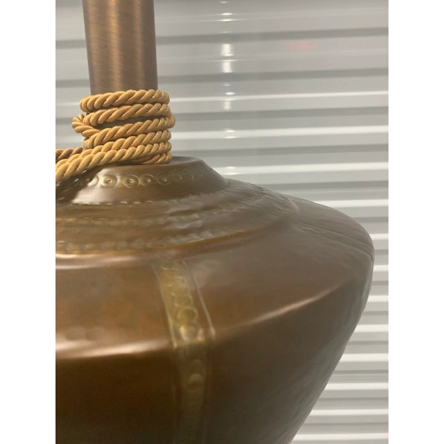 1980s Vintage 1980’s Faux Finished Lamp Base For Sale - Image 5 of 9