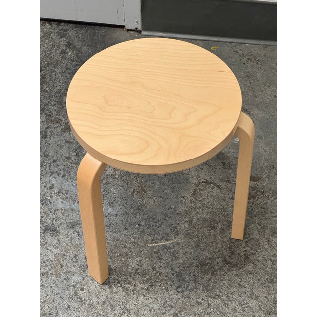 Alvar Aalto for Artek Stool, Model 60 For Sale In San Francisco - Image 6 of 12