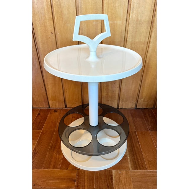 Plastic Vintage Bottle Holder Bar Stand by Flair, Netherlands, 1970s For Sale - Image 7 of 13