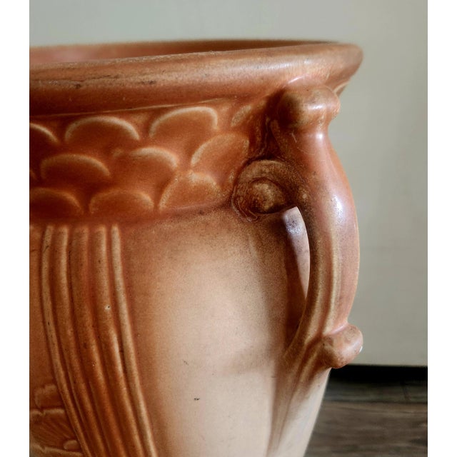 1930s Large Art Deco Ceramic Vase 1930s Robinson Ransbottom For Sale - Image 5 of 10
