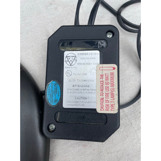 Metal 1980s Italian Postmodern Floor Lamp With Opaline Glass Shade — Minimalist Modern Torchère For Sale - Image 7 of 10