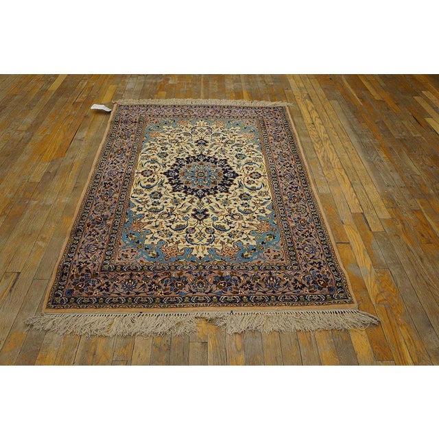 Antique Persian Isfahan Rug, Size: 3' 7'' x 5' 5''