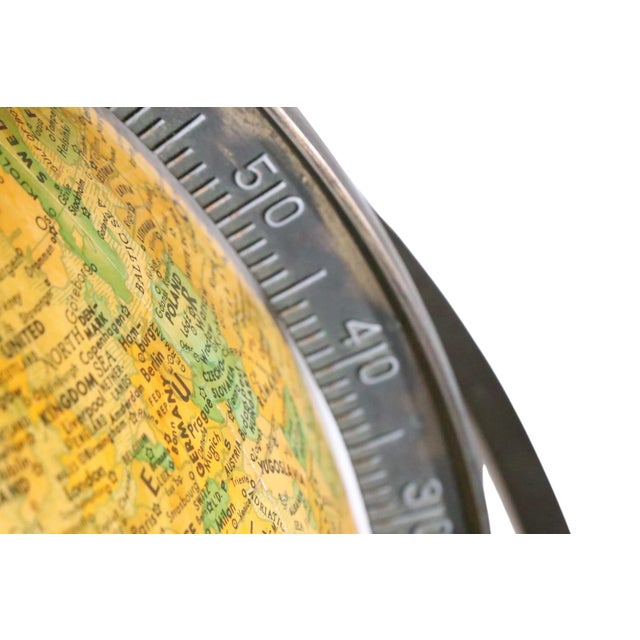 Mid Century Floor Model Replogle Globe Att. To Paul McCobb For Sale - Image 15 of 17