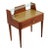 Brown Walnut Nightstand with Crystal Tops, 1940s For Sale - Image 8 of 8