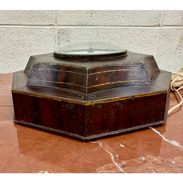 Vintage General Electric Decorative Tole Wall Clock For Sale In Kansas City - Image 6 of 12