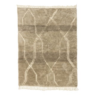 Hand-Knotted Wool Premium Rug by Azele Studio For Sale