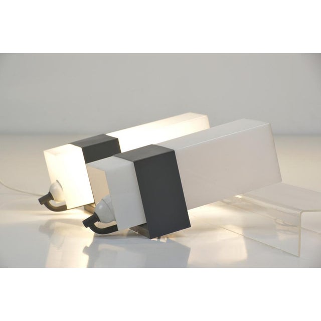 Contemporary Acrylic Glass Wall Lights, Germany, 1965, Set of 2 For Sale - Image 3 of 7