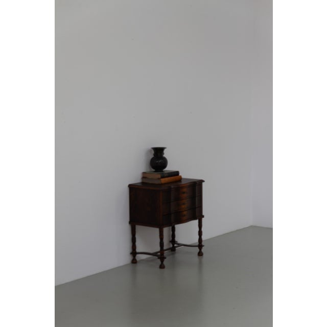Wood Antique Danish Oak Chest of Drawers, 1910s For Sale - Image 7 of 18