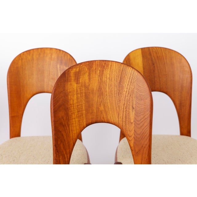 Set of 4 Vintage Dining Chairs by Niels Koefoed, Model “Morten”, 1970s A beautiful set of mid-century modern dining chairs...