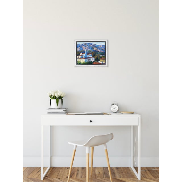 2020s Santa Barbara Hills - Oil Landscape Santa Ynez Mountains For Sale - Image 5 of 12
