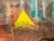 Abstract Colorful Abstract Angles and Triangles Painting For Sale - Image 3 of 7