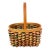 Handwoven Porcupine Curl Basket For Sale