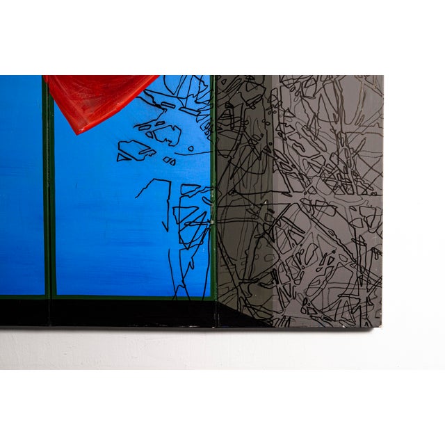 Black Philip Lorenz, Winter Journey, 2000s, Mixed Media For Sale - Image 8 of 11