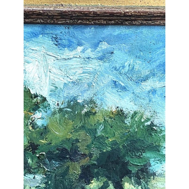 Vintage Oil on Canvas, Tree Landscape, Signed Koenig l.r., Framed