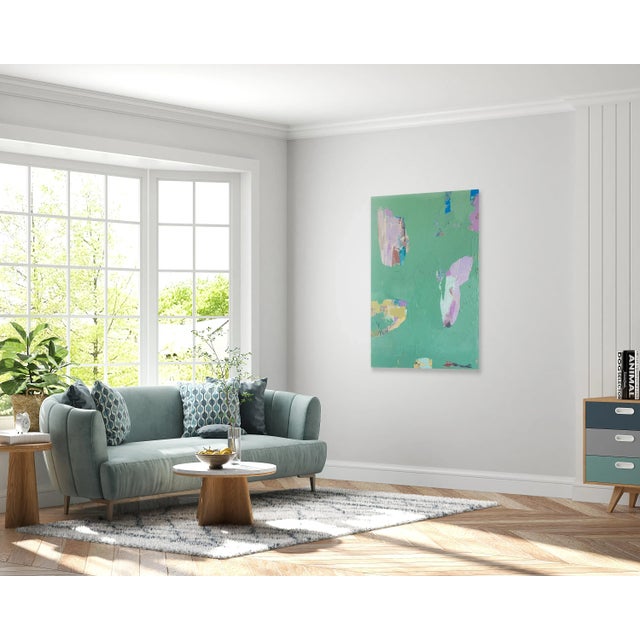 Aqua "Aqua Windows" 2024 Original Painting by Jessalin Beutler For Sale - Image 8 of 10