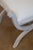Swedish 1830s Empire Style Painted and Upholstered Stool with Spindle Arms For Sale - Image 9 of 9