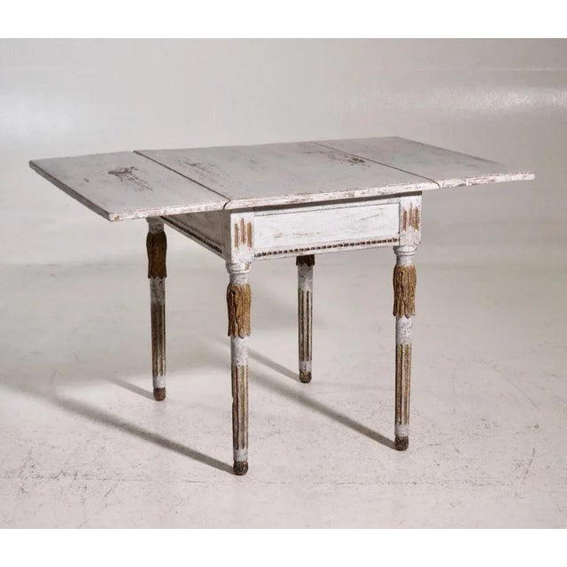 Danish Drop-Leaf Table, 1790 For Sale - Image 5 of 6