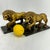 Pair of 1960s Lion Bookends on Faux Marble Bases For Sale - Image 4 of 12