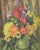 Kurt Lauber, Still Life with Summer Flowers, 1945, Oil on Cardboard, Framed For Sale - Image 14 of 14