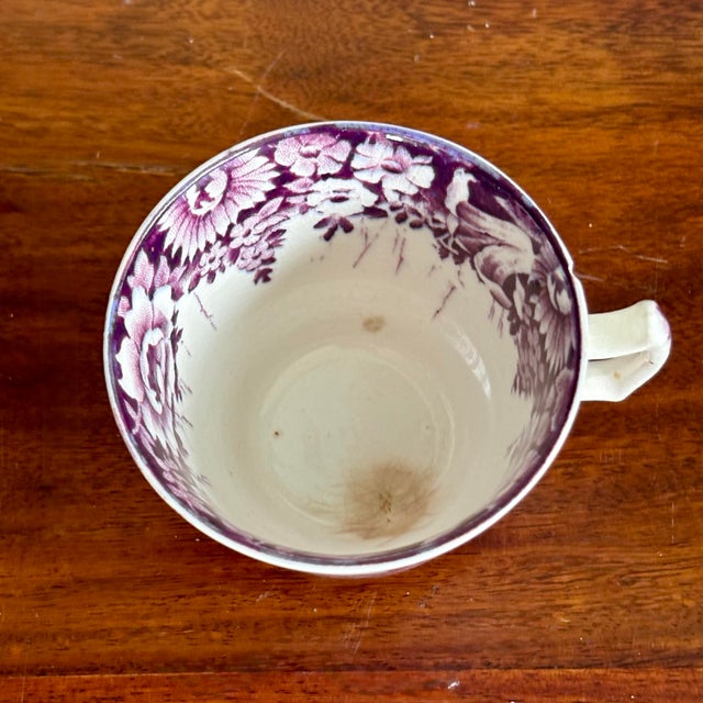 Purple Vintage Enoch Woods “Castles” Demitasse Cup in Purple For Sale - Image 8 of 10