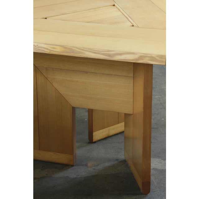 Italian Geometric Triangular Design Table by Silvio Coppola for Montina, 1970s For Sale - Image 9 of 18