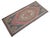 1970s Hand Knotted Small Turkish Rug Wool Door Mat Entry Decor - 21'' X 45'' For Sale - Image 4 of 12
