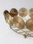 Mid-Century Brass Plated Wire Spiral Fruit Basket For Sale - Image 11 of 12