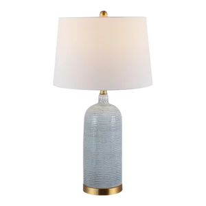 Safavieh Stark Glass Table Lamp - Blue