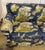 Vintage Bench-Made 3-Piece Living Room Set in Schumacher "Dog & Duck" Indigo Linen – Sofa & 2 Matching Chairs For Sale - Image 6 of 18