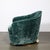 Mid-Century Milo Baughman Swivel Tilt Club Chair W/ Brass Base in Smoked Emerald For Sale In New York - Image 6 of 9