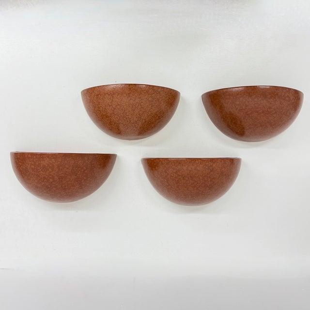 Mid-Century Ceramic Wall Lamp Sconces, 1970s, Set of 4 For Sale - Image 6 of 18