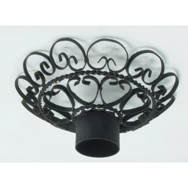 Gothic Iron Candle Holder For Sale - Image 3 of 5