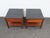 Knoll Two Tones Mid Century Modern Nightstands Bedside Tables a Pair 6597 For Sale - Image 14 of 17