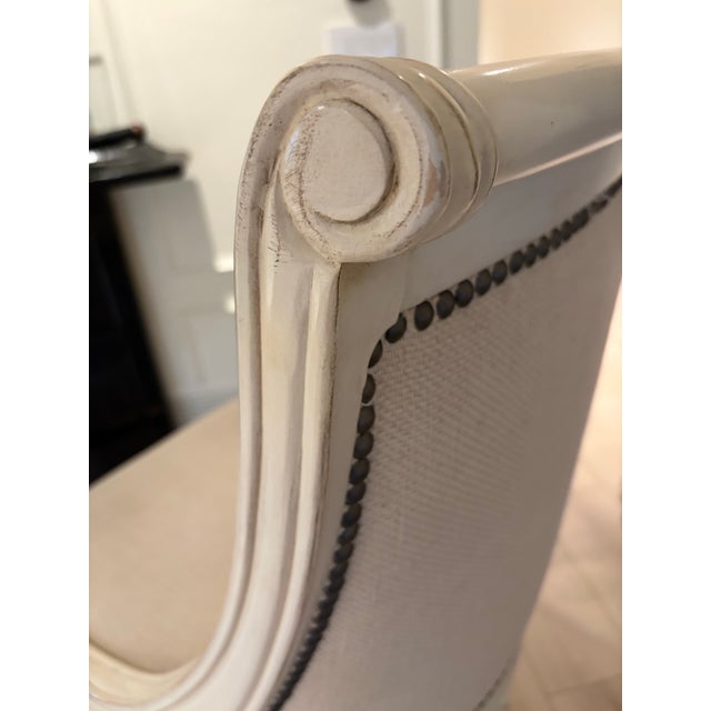 Front Gate Upholstred Swivel Bar Stools Set of 2 For Sale - Image 10 of 12