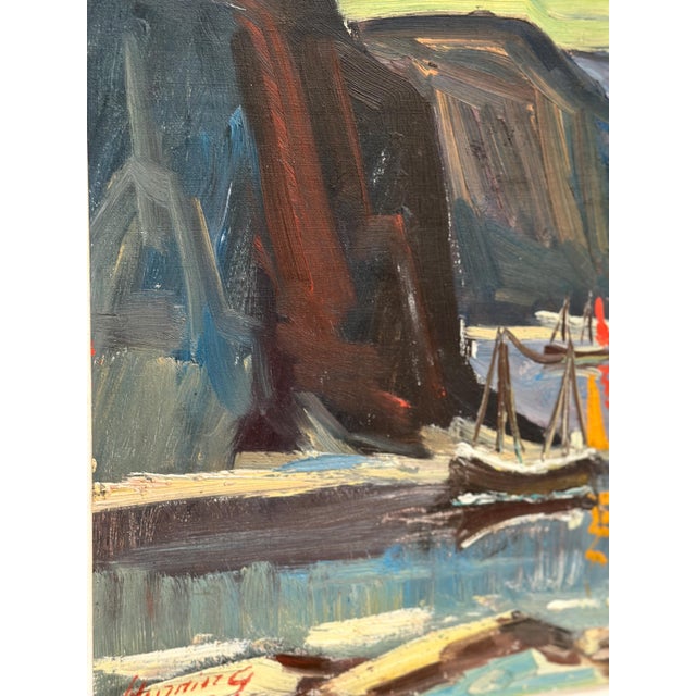 Henning, Sailing Boats, 1960s, Oil on Canvas, Framed For Sale - Image 6 of 18