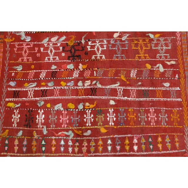 Mid 20th Century Vintage Turkish Kilim Rug- 4′ × 8′8″ For Sale - Image 5 of 13