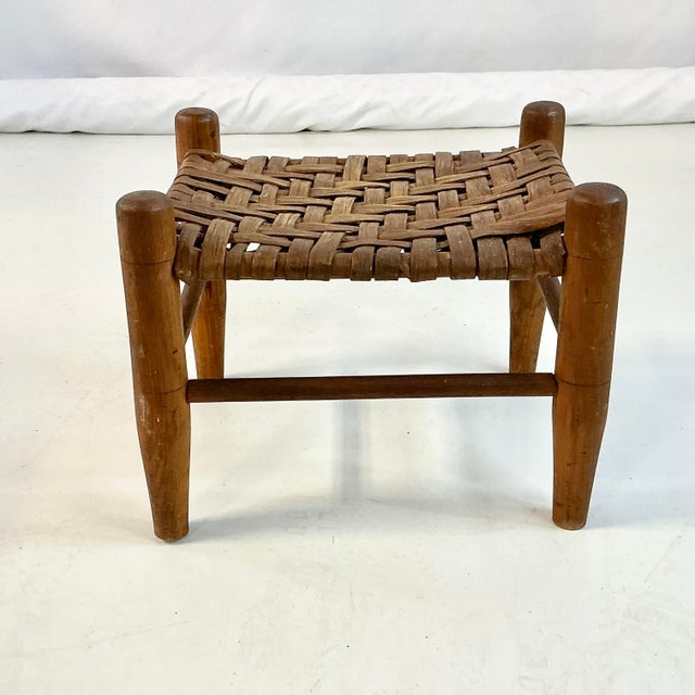 1930s Vintage French Country Rustic European Split Flat Rattan Reed ...