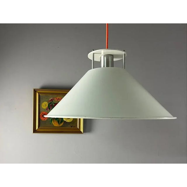 Hanging Lamp in White by C.F. Möller Architects for Nordisk Solar For Sale - Image 9 of 10