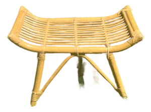 Vintage Bamboo Stool
