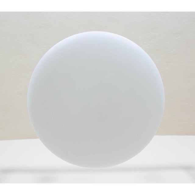 Opaline Glass Pendant Lamp, 1960s For Sale - Image 9 of 11