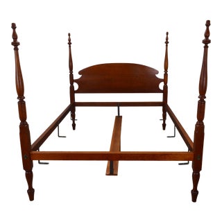 Eldred Wheeler Queen Size Maple Poster Bed For Sale
