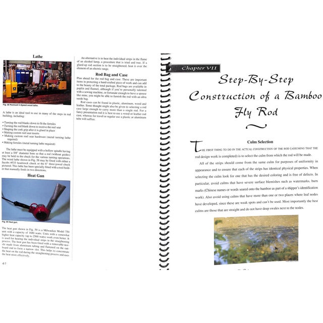 White "Constructing Cane Rods: Secrets of the Bamboo Fly Rod" 1998 Gould, Ray For Sale - Image 8 of 10