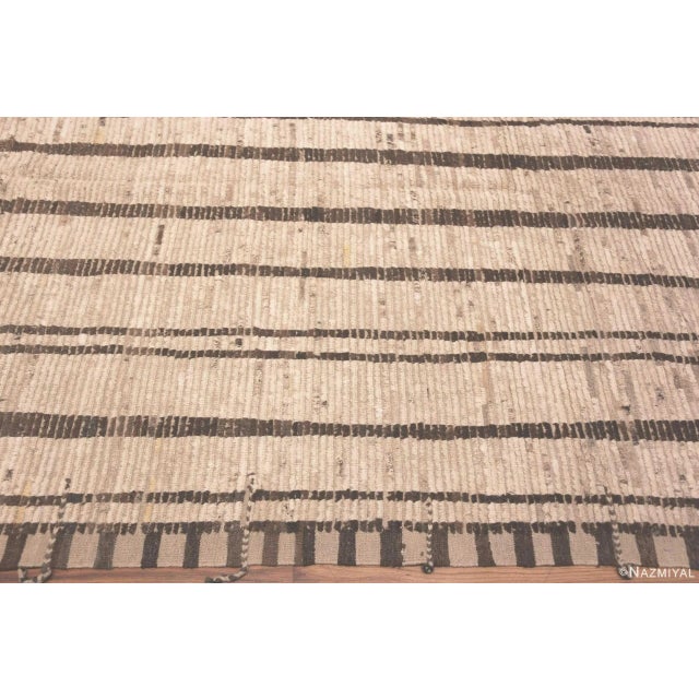 2020s Nazmiyal Collection Tribal Stripe Design Contemporary Rug For Sale - Image 5 of 6