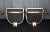 Pair of Leather and Brass Jaime Arm Chairs by Artistic Frame For Sale - Image 10 of 12